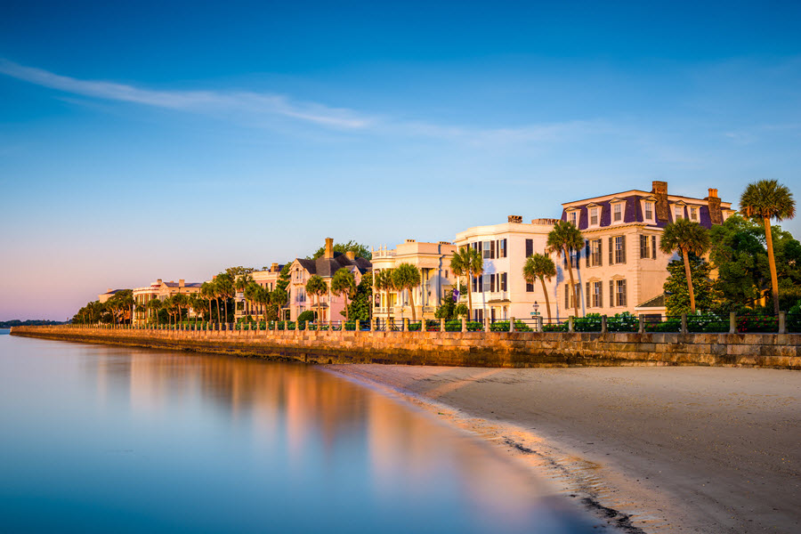 The Battery at Charleston.