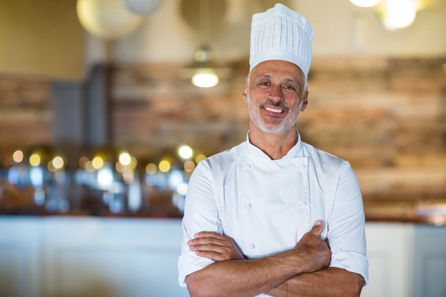 Head Chef Smiling.