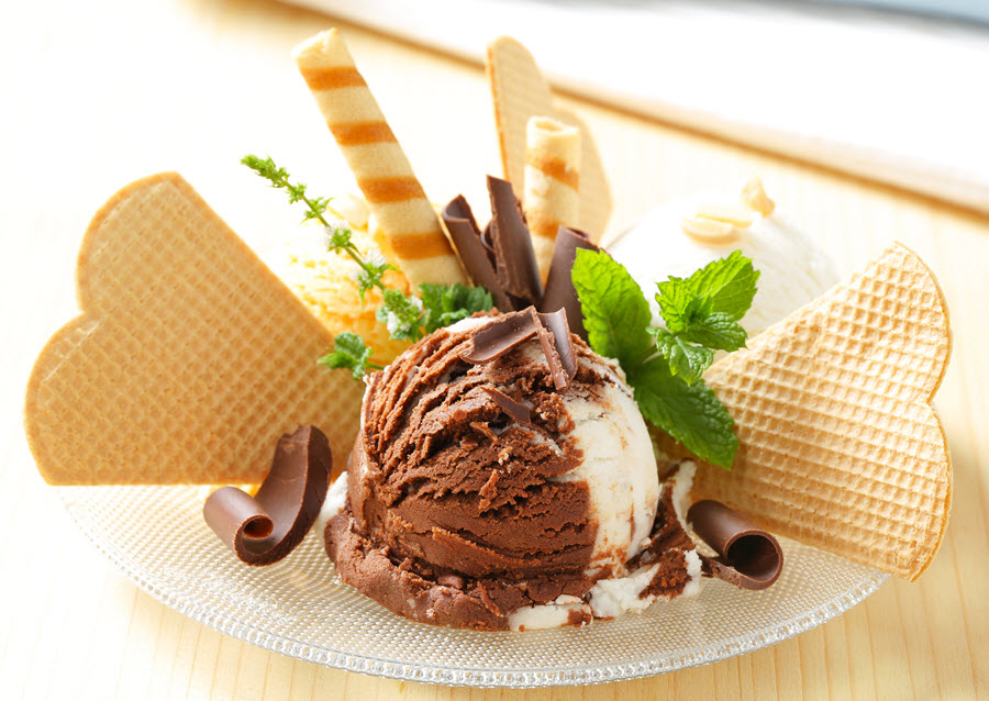 Ice Cream Dessert.