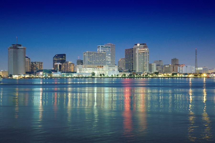 New Orleans Skyline.