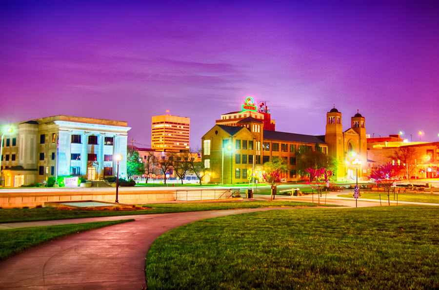 Topeka at Night.